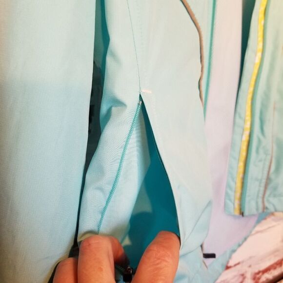 Lucy Aqua Track Jacket Windbreaker S - Picture 8 of 9